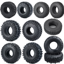 4PCS 1.9'' 2.2'' Rubber Tyre Wheel Tire for RC Rock Crawler 1/10 SCX10 D90 TRX-4