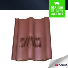 Double Pantile Vent - Antique Red, Roof Ventilation - With Built In Downpipe