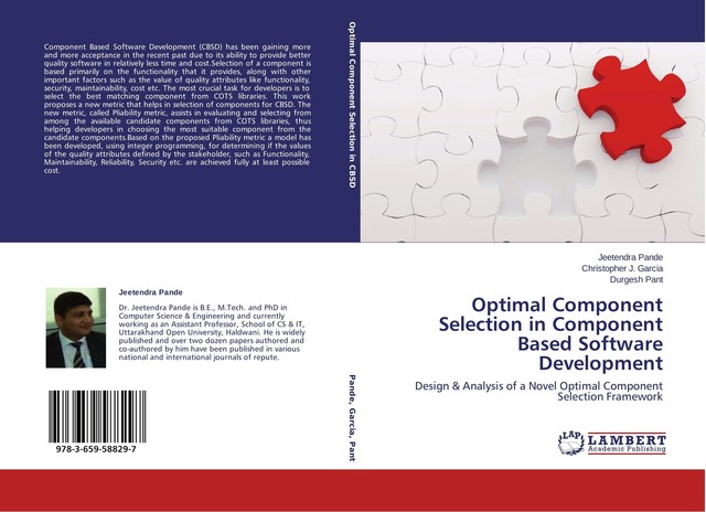 Optimal Component Selection in Component Based Software Development von ...