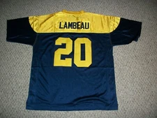 CURLY LAMBEAU Unsigned Custom Green Bay Sewn Football Jersey Sizes S-3XL