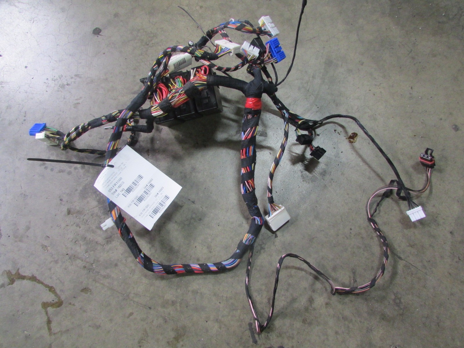Ferrari 360, LH, Left Rear Cabin Wiring Harness, Used, P/N 177914