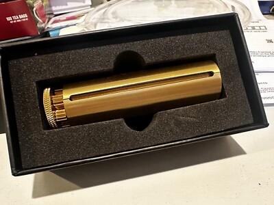 Vintage Brass Cigarette Roller Manual Cigarette Rolling Machine with  Storage Bag