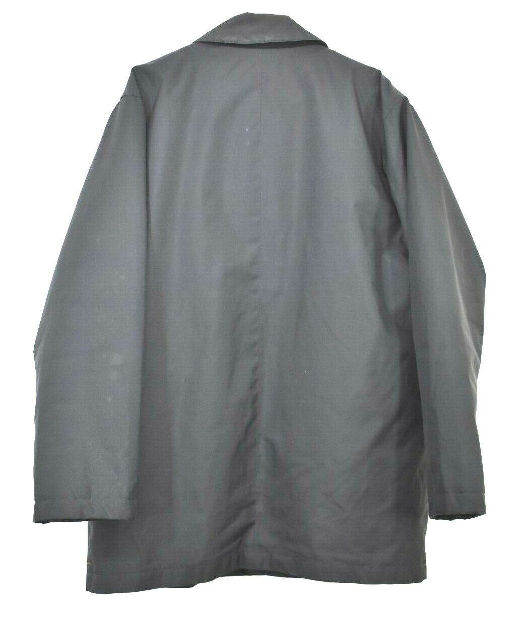 Giacca casual Yves Saint Laurent da uomo nera manica lunga cerniera intera colletto XXL