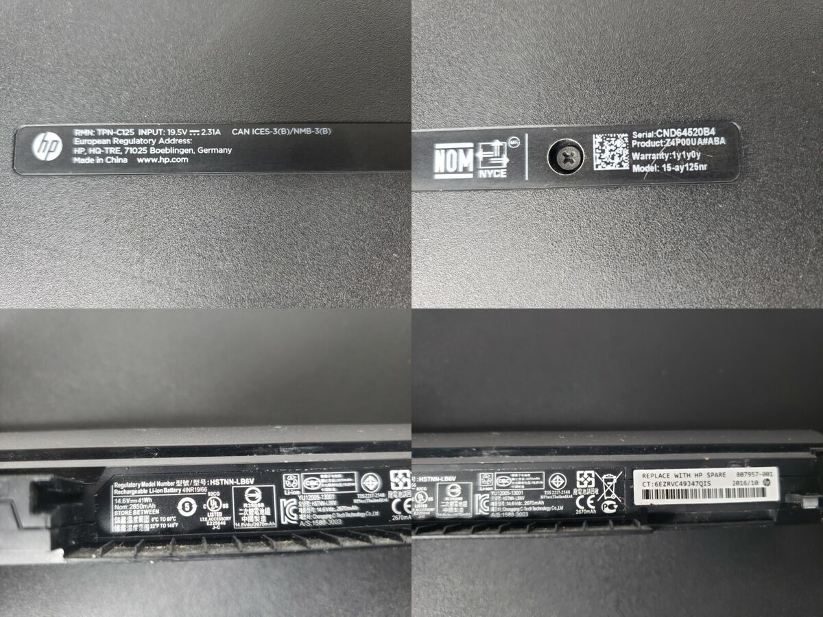 HP Notebook 15.6 HP Notebook 15.6