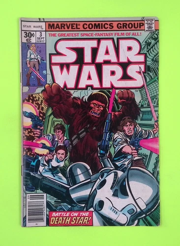 Star Wars #3 Vol. 1 1977 Marvel Comics 1st App Newsstand 5.0 Comic Book G32-165