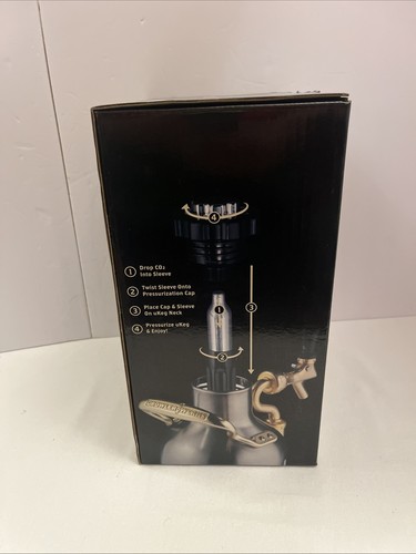New GrowlerWerks UKeg 64 oz coltivatore birra gassato in acciaio inox pressurizzato - Foto 3 di 6