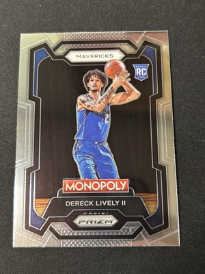 Dereck Lively II 2023-24 Panini Prizm Monopoly Base Prizm Rookie Card #24 RC SP