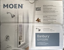 Moen Banbury Tub and Shower Faucet-Brushed Nickel 82910SRN