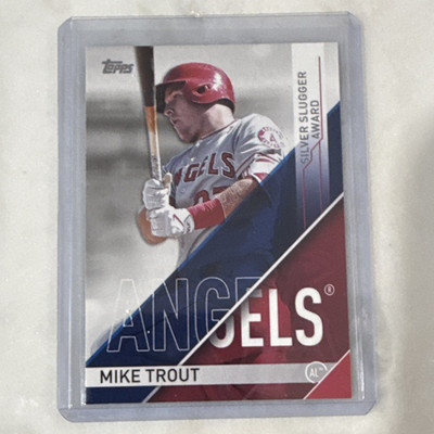 Topps 2017 Mike Trout Silver Slugger Award Insert Los Angeles Angels #SS-11