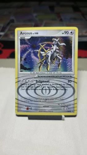 Arceus LV.100 DP50 Black Star Promo Holo – LP – Strong PSA 7–8 Candidate