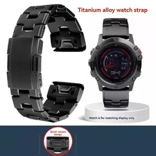 Titanium Alloy Watchband for Garmin Fenix 7X 6X 5X Instinct 22mm 26mm Wristband