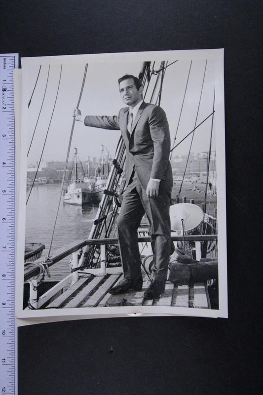 Four ARREST & TRIAL 1963 TYPE 1 TV PRESS PHOTOS~BEN GAZZARA~ (Lot 3029)