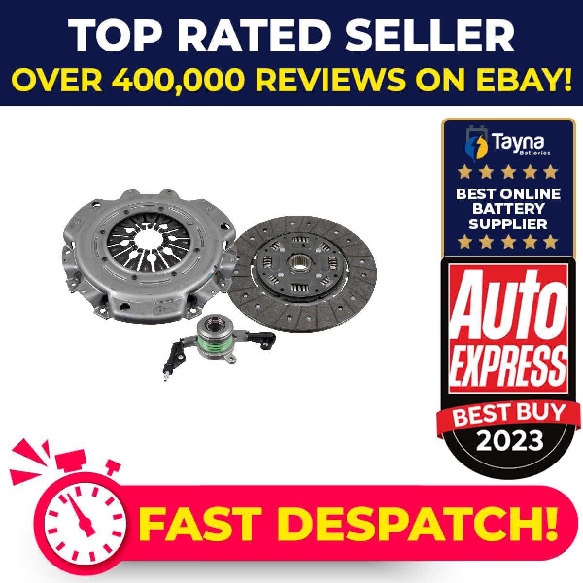 Clutch Kit 3pc (Cover+Plate+CSC) 241mm ADU173025 Blue Print 0002541608 Quality