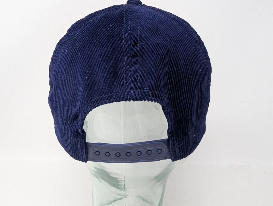 VINTAGE Michigan Wolverines Hat Cap Snap Back Plain Logo NCAA Corduroy Twins 90s - Image 4 of 4