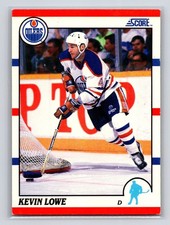 1990-91 Score - Kevin Lowe #170 Edmonton Oilers Hockey Card