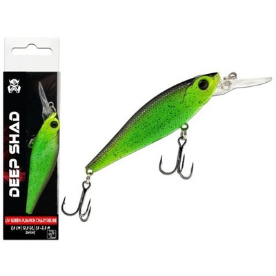 Angel Berger Deep Shad 3D Wobbler Raubfischköder Wobbler