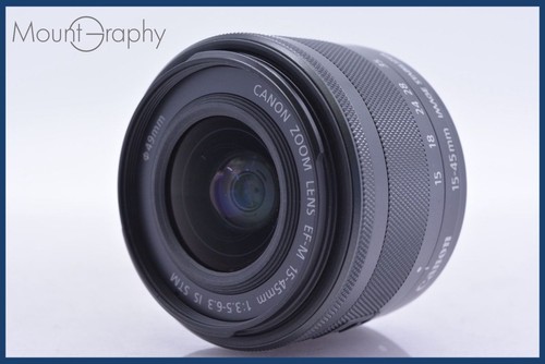 Excellent condition operational Canon EF M 15 45mm F3.5 6.3 IS STM yk6395