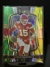 2025 Panini Select - Premier Level Patrick Mahomes II Yellow Green Prizm Shock
