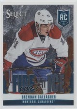 2013-14 Panini Select Fire on Ice Rookies Blue Brendan Gallagher #FR-21 1q2