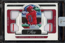 2023 Panini Three & Two #PQJ-HL Hao-Yu Lee Quad Jersey Relic #/49