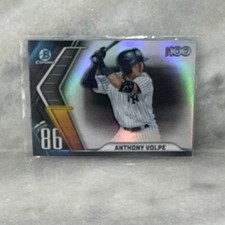 2022 Topps Bowman Anthony Volpe Chrome Scouts Top 100 Insert #BTP-86 Yankees