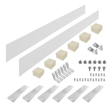 Rectangle SMC Shower Tray Riser Kit Plinth 1800mm Panel Optional Adjustable Feet