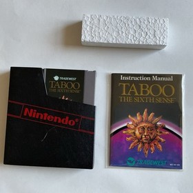 Taboo The Sixth Sense, NES, Complete In Box, 1989.