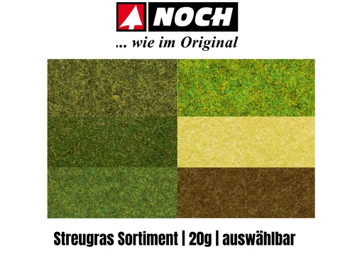 Noch Streugras Grasfasern 20g | Neuware zum Auswählen | 1,5 mm, 2,5 mm, 4 mm
