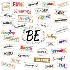 Back to School Confetti Classroom Decor Motivational Bulletin Board Set Decor...