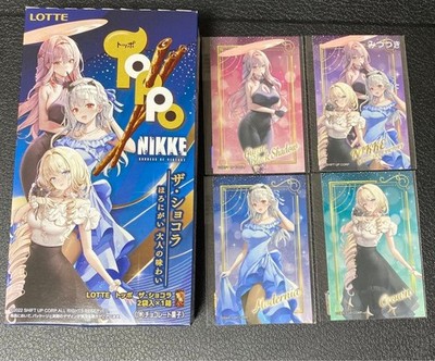 Goddess of Victory NIKKE Lawson LOTTE Toppo Chocolat Sticker 4 Types Used