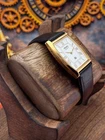 Vintage Seiko Slim Barrel-Tank Quartz Men's Wrist Watch - Free Shipping
