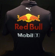 F1 RED BULL RACING FORMULA ONE TEAM RACING ¼ ZIP SHIRT PUMA WOMEN'S SIZE 12 (M)