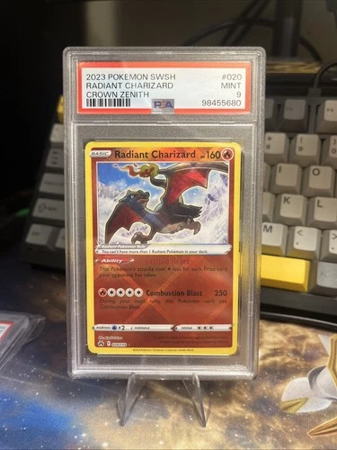2023 Pokémon TCG Radiant Charizard Crown Zenith #020/159 PSA 9 Mint 020/159