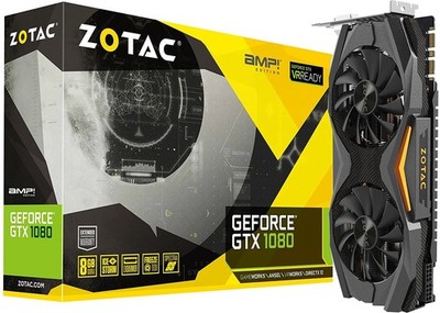 ZOTAC GeForce GTX 1080 AMP! Edition ZT-P10800C-10P 8GB GDDR5X IceStorm Cooling
