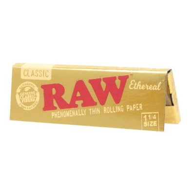12x RAW Ethereal Thin 1 1/4 Size Papers Rolling Smoking Accessories Bulk 1.25''
