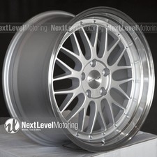 Circuit Cp30 18x8 18x9 5x114.3 35 Silver Staggered Wheels Fits Nissan 350z
