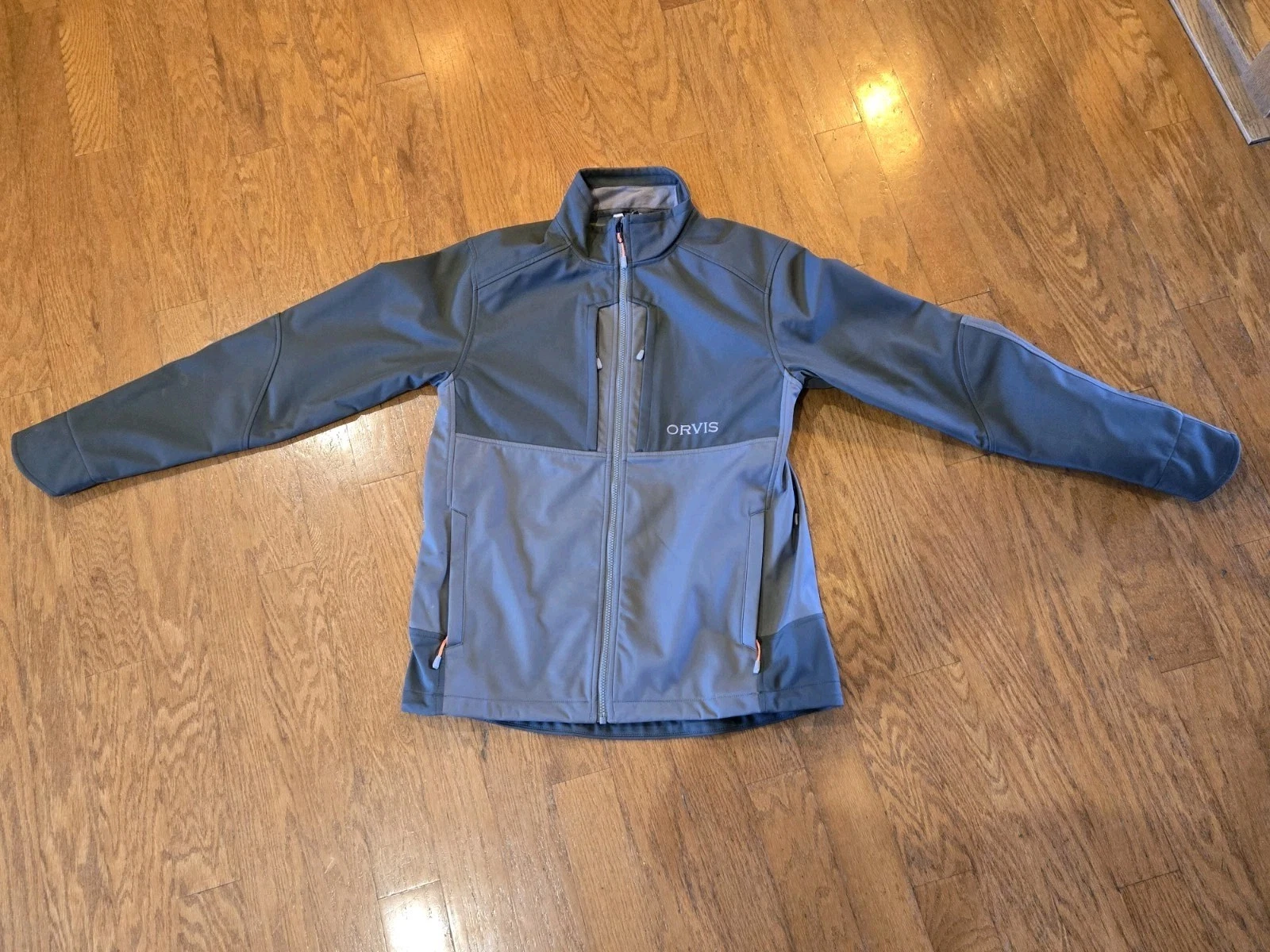 Orvis Full Zip Softshell Grey Medium Jacket
