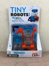 SmartLab Toys Tiny Robots 15 Ingenious Motorized Builds Stem Ages 8+ 26 Pieces