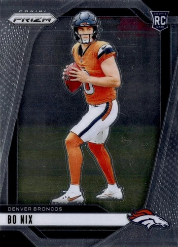 2024 Panini Prizm Rookie Bo Nix RC Denver Broncos Gradable