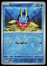Carvanha 042/162 Common Temporal Forces Pokemon Reverse Holo Near Mint