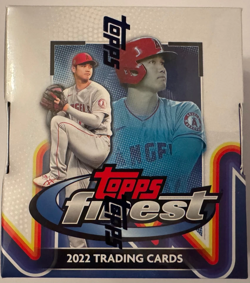 2022 Topps Finest Baseball Sealed Hobby Box 12 Packs of 5 Cards 2 Autos per Box - Image 2 of 4