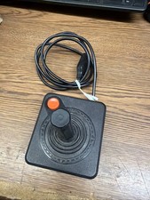Atari 2600 Original Orange Trim One Button Joystick Controller - Good Condition