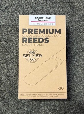 Selmer Premium Soprano sax reeds (Strength 3)
