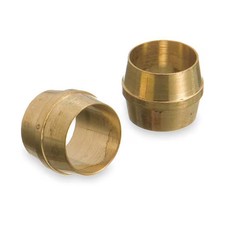 Weatherhead 1460X10 Ferrule, Brass, 5/8 In, Pk10
