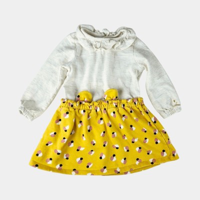 Catimini Yellow Bunny Ear Dress