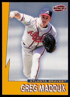 1999 Pacific Invincible - Seismic Force Greg Maddux #3 Atlanta Braves