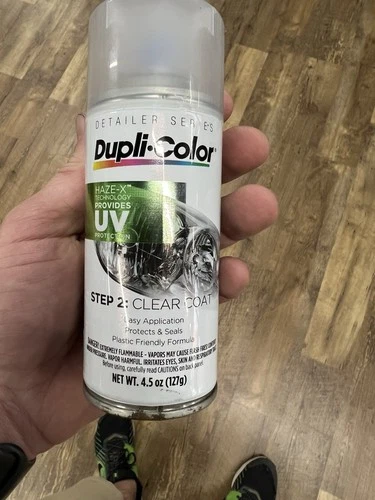 Dupli Color Clear Headlight Coating - 4.5 Oz Spray Coat Uv Sun Protection Hlr300