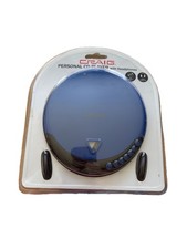 CD Player Blue Stereo Headphones Sealed Craig CD2808-BL Personal Portable New