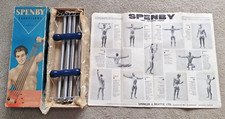 Vintage Spenby Chest Exerciser Expander 1960's 4 Springs Boxed with Chart   P884