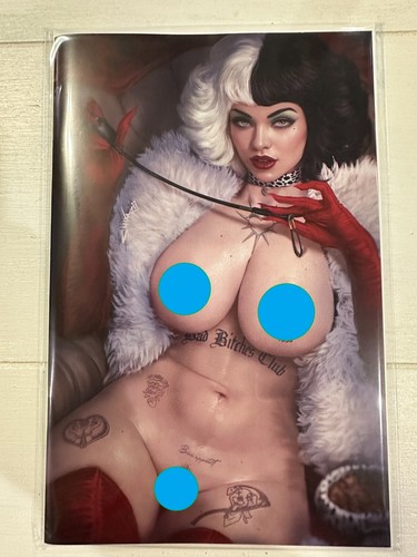 Power Hour #3 Shikarii - "Dog Lady" Cruella de Vil -Full Naughty Tattoos- NM